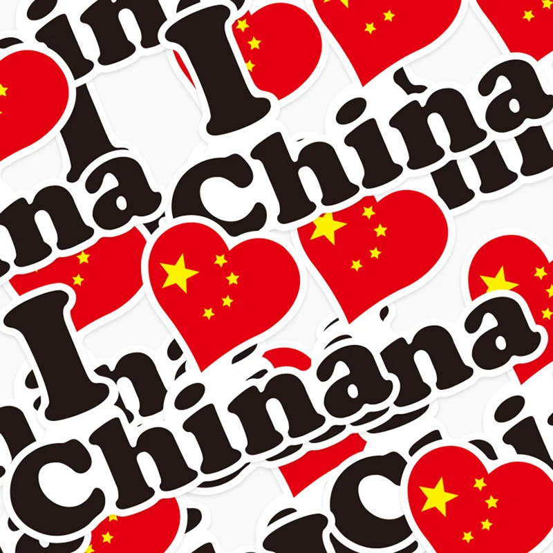 I love China Waterproof PVC Stickers For Suitcase Stickers Personalized Laptop Suitcase Skateboard Guitar Trolley Case