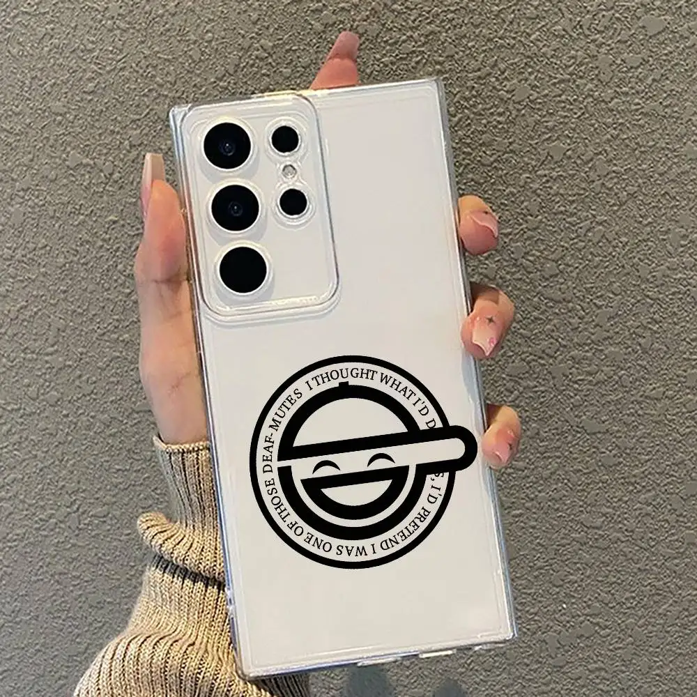 Ghost In The Shell Motoko Kusanagi  Phone Case For Samsung Galaxy S24 S25 S23 S22 S21Transparent Case Cover