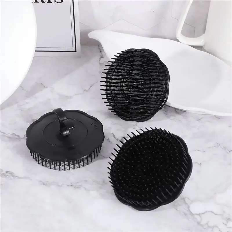 1pcs Hair Shampoo Brush Head Scalp Massage Comb Hair Washing Comb Bath Shower Cleaning Brush Salon Hairdressing Tool