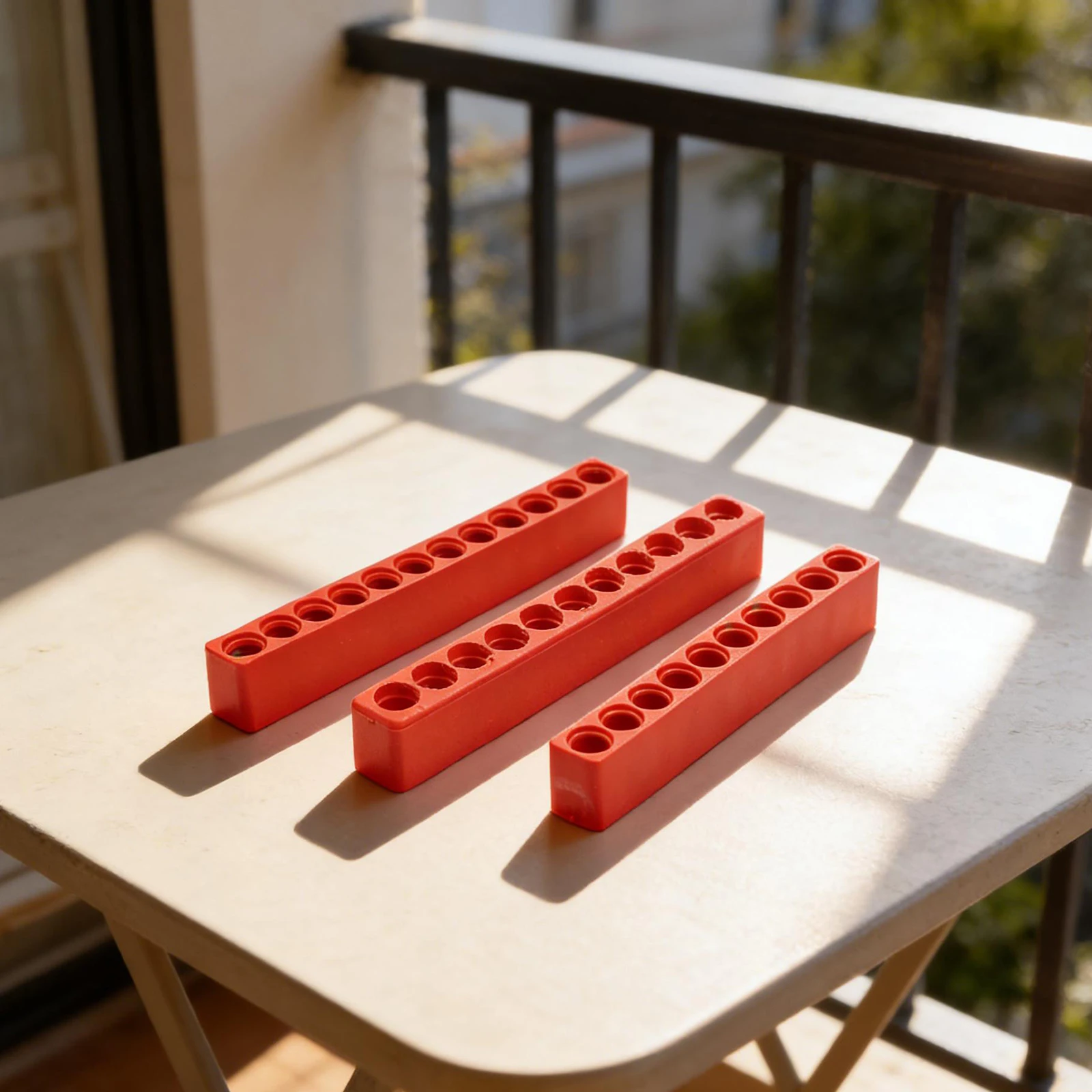 For Toolbox For On-site Repair Red Bit Holder Plastic Screwdriver Storage Screwdriver Storage 12 Holes Plastic Construction