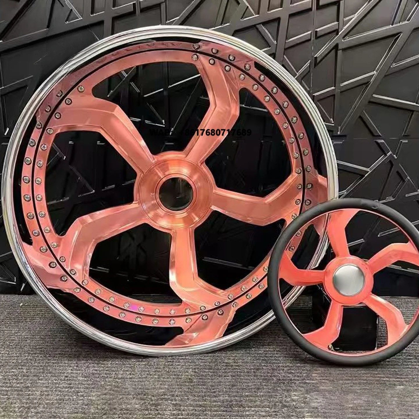 

XINGTU 2 3 Piece 5X112 5X120mm Deep Lip Forged Wheels 20 22 24 26 28 Inch Wheels Rims 5 Spoke for