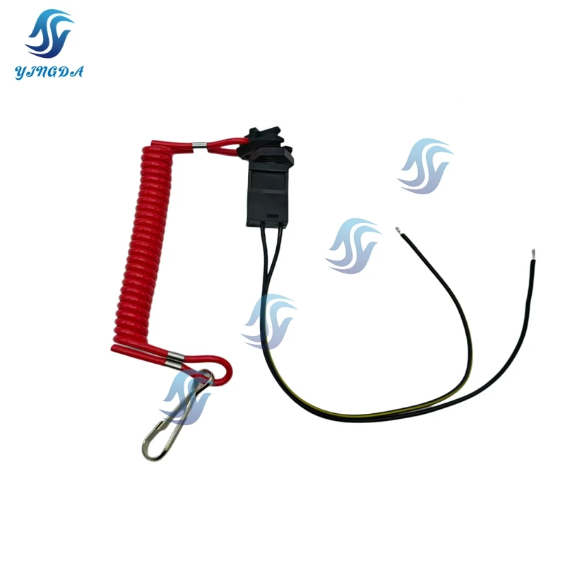 مفتاح قتل السلامة والحبل لـ OMC Johnson Evinrude Sierra Replace 585134 432230 MP28870