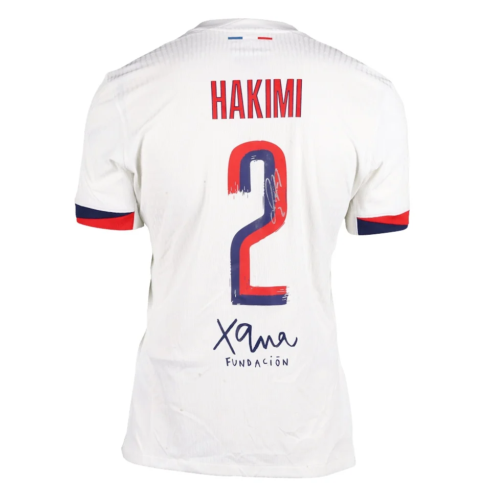 

Paris Saint-Germain's Away Jersey for The 25-26 Ligue Season Featuring Dembele's Player Version Short-sleeved Football Uniform