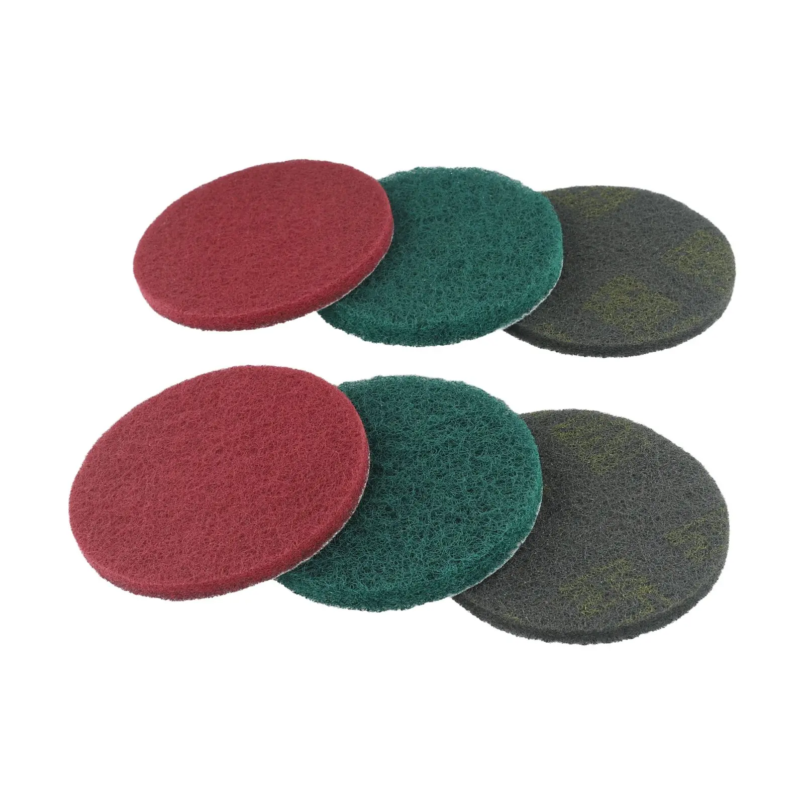 Industrial Strength Scrubbing Pad Kit Six High Performance Cleaners Compatible with All Standard Electric Drills Available Now