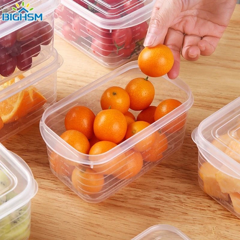 Refrigerator Food Storage Box Mini Portable Kitchen Meat Sealed Fresh-keeping Boxes Fridge Kitchen Organizer Container