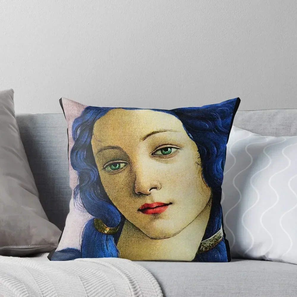 Birth Of Venus In Blue Throw Pillow Pillowcase Rectangular Cushion Cover Cushion Child christmas pillow case pillow