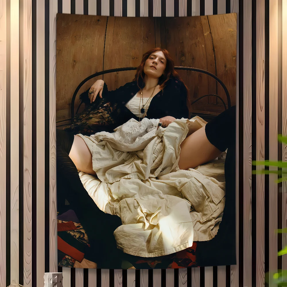 Band F-Florence and the Machine-S flag Decorative Banners And Gifts Suitable For Clubs Family Camping Bedrooms And Living Rooms