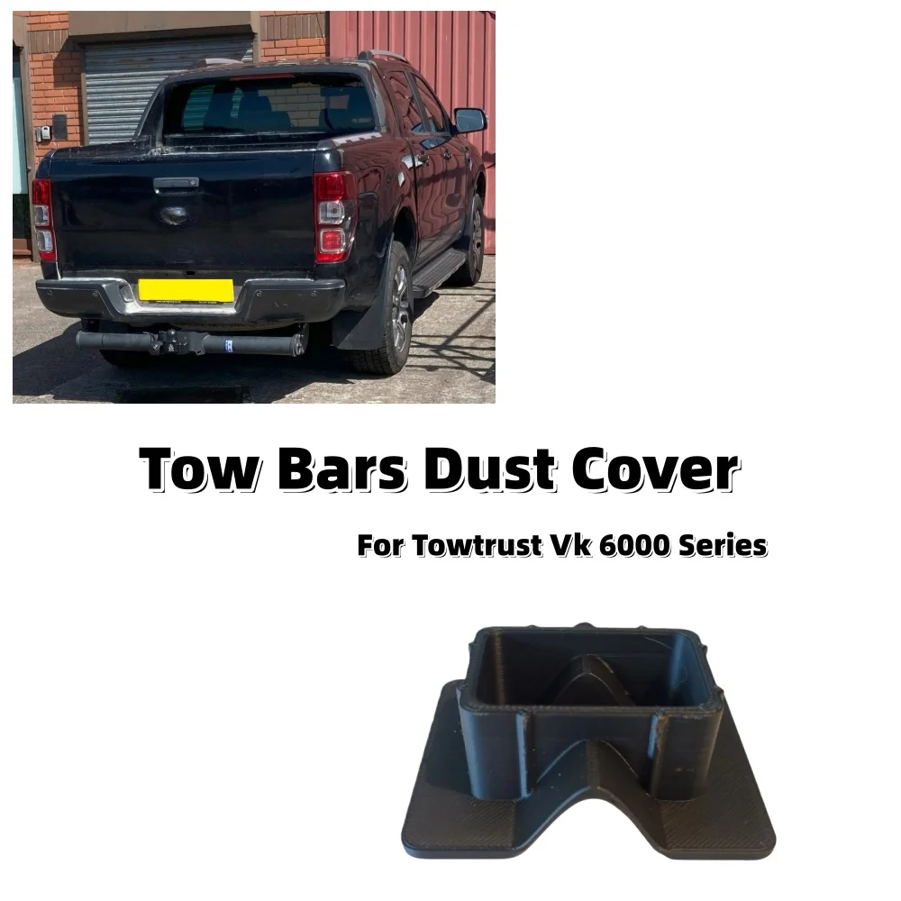

2PCS Car Tow Bars Dust Cover Detachable Exterior Towing Device Dust Cover Protective Accessories For Towtrust Vk 6000 Series