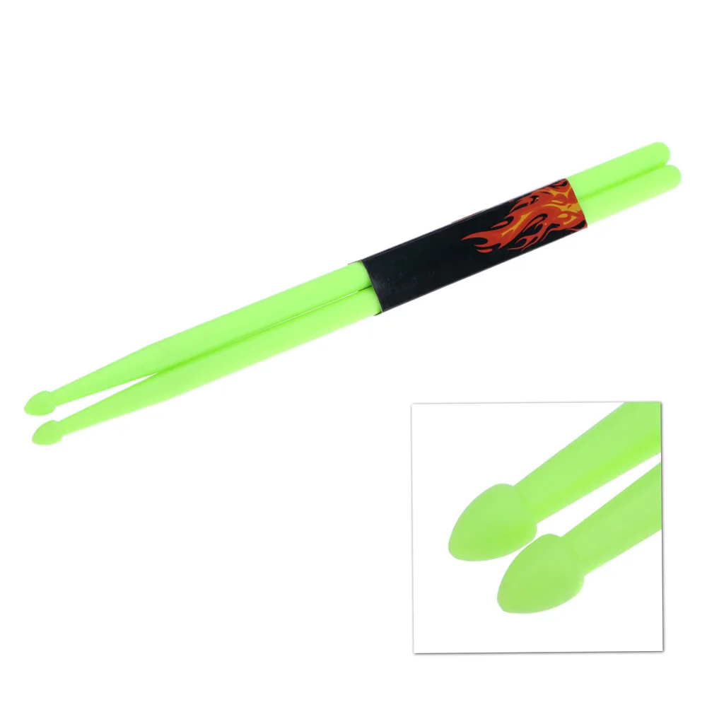 Paire de baguettes 5A de baguettes 5A en Nylon pour batterie professionnelle légère