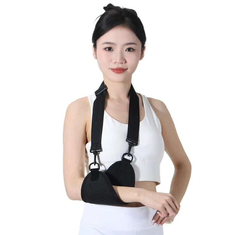 *1Pc Arm Sling Support Adjustable Breathable Shoulder Strap Brace Immobilizer Wrist Elbow Forearm Fracture Recovery Brace