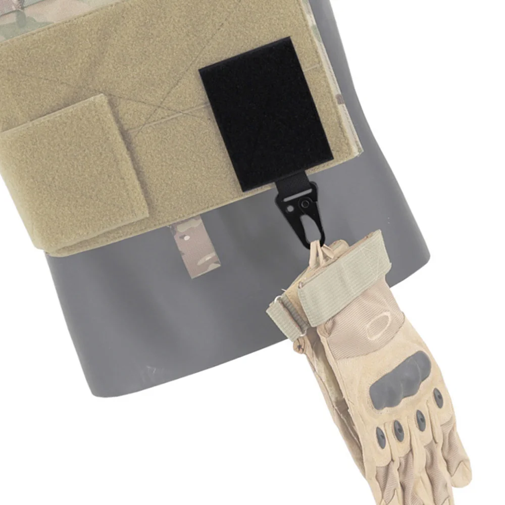 Outdoor Multifunctional Hanging Buckle Tactical Hook Loop Buckle For Hunting Airsoft Vest Hang Gloves Keys Small Tool