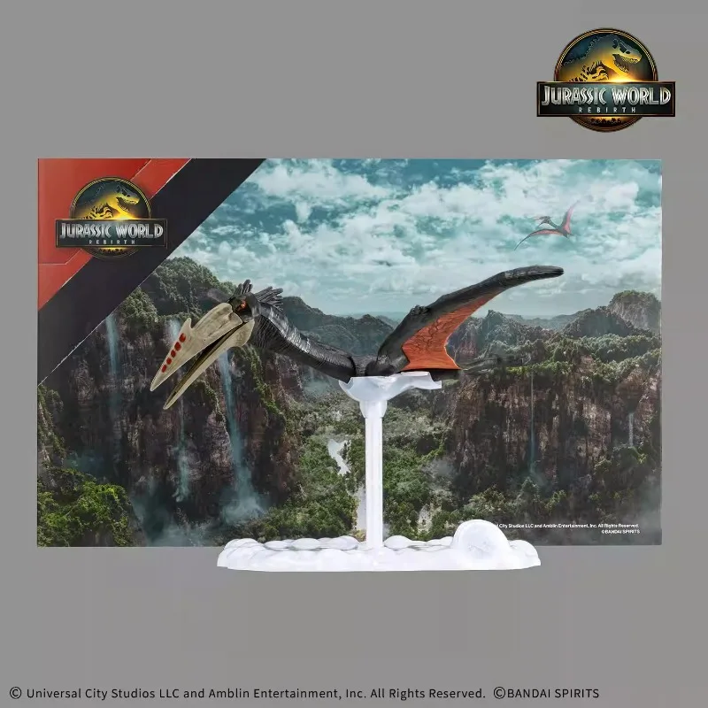 Bandai Original véritable PLANNOSAURUS JURASSIC WORLD Quetzalcoatlus Action figurines d'anime jouets enfants cadeau assemblage modèle ornements