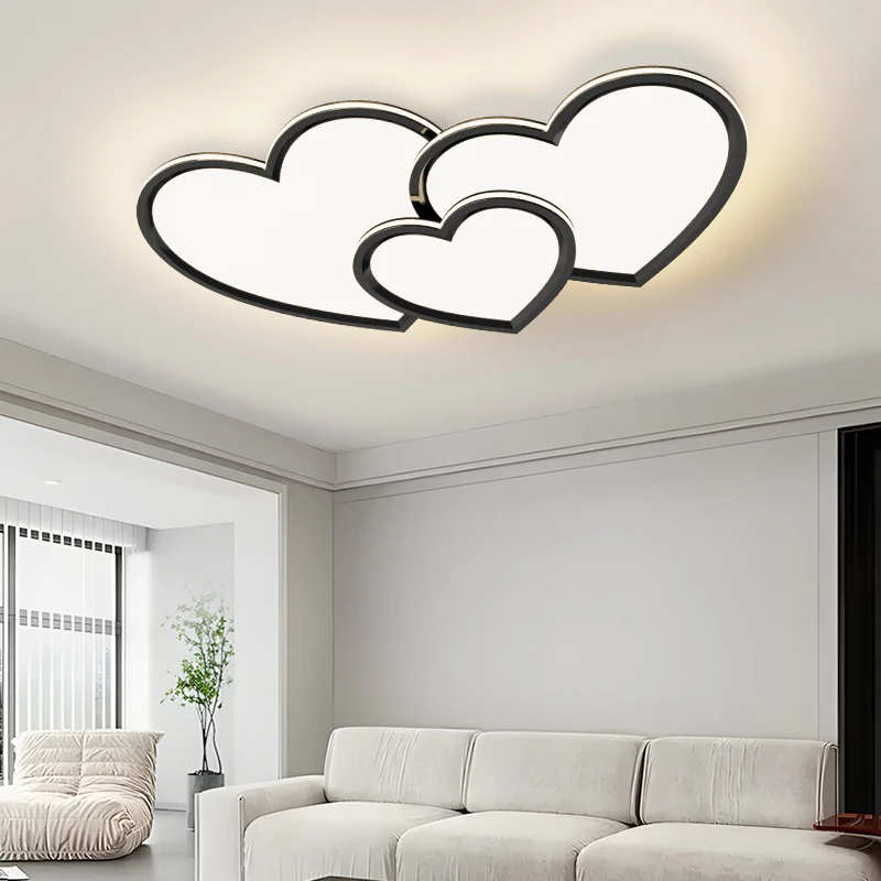 Plafonnier créatif pour chambre à coucher, nouveau design, protection oculaire à spectre complet, éclairage de hall, luminaires chaleureux pour chambre d'enfant