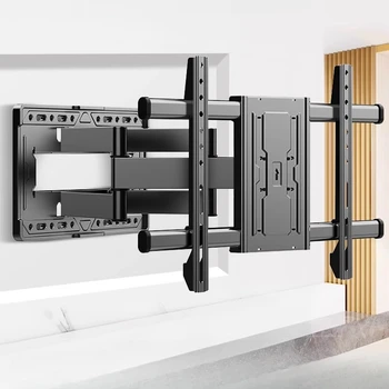 Hisense TV 행어 텔레스코픽 회전 브래킷 벽 벽에 적합, 55 인치, 58 인치, 65 인치, 75/8598 인치 범용  Best5