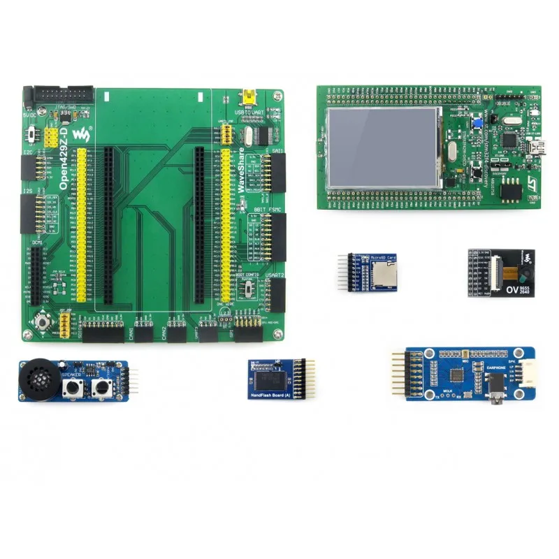 

Пакет Waveshare Open429Z-D A, макетная плата STM32F4