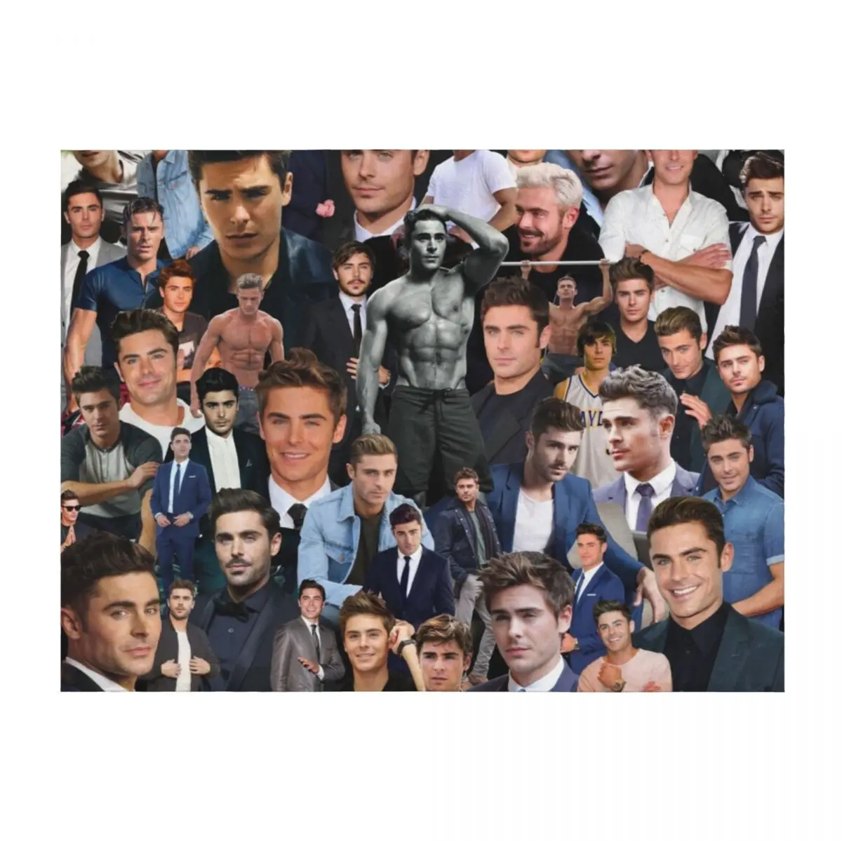 

Zac Efron Throw Blanket halloween Bed covers Softest Retros Blankets
