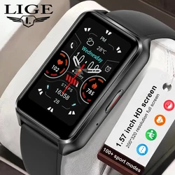 LIGE 2024 Smart Watch For Women Men Wristwatch Bluetooth Phone Music Fitness Sports Bracelet Sleep Monitor Digital Smartwatch