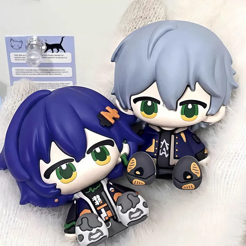 Figura de acción de 8 cm de miHoYo Game GK Zenless Zone Zero Phathon Lenzhe, versión Q, modelo de anime, juguete, adorno para coche, decoración de escritorio, regalo.