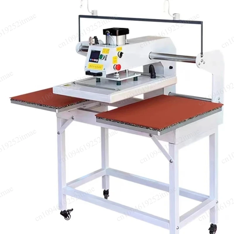 Hydraulic Up-down Heat Transfer Device Double Station Three Layer Heating Press Machine