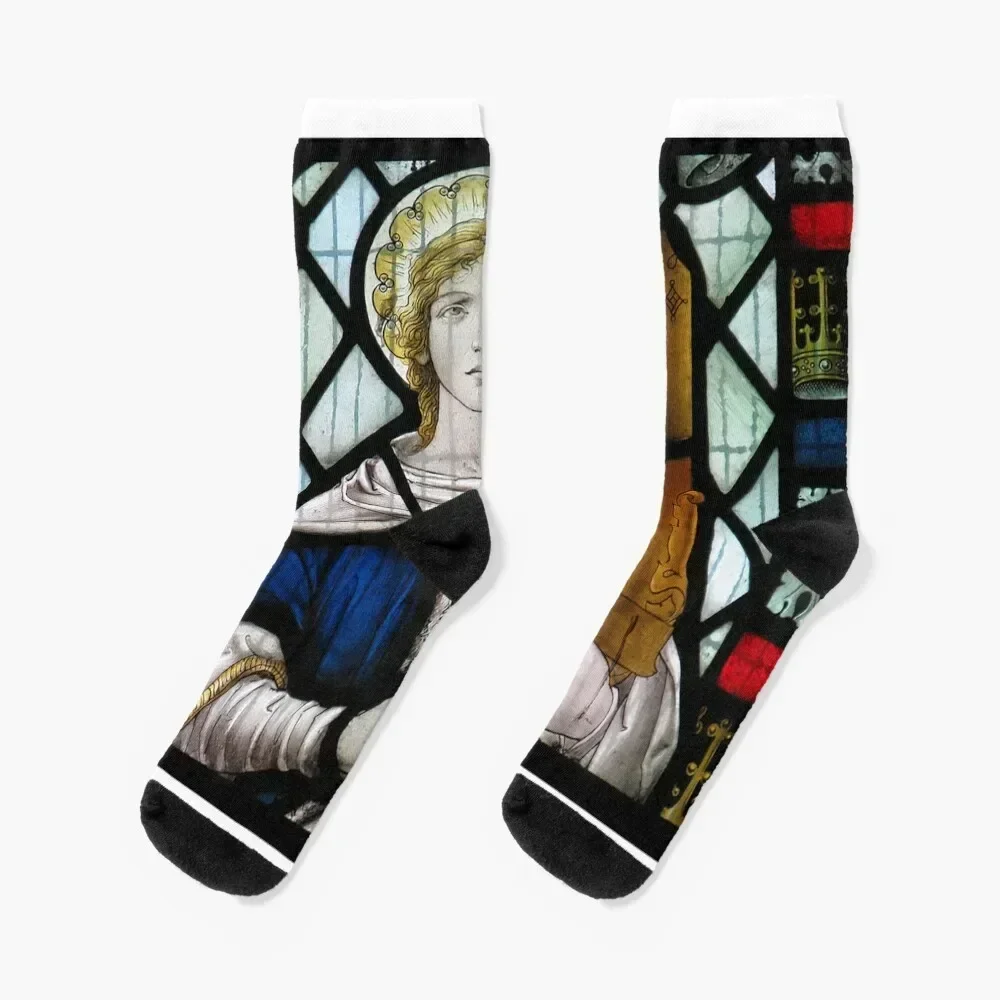 

Saint Cecilia Socks Christmas retro cartoon New year's Boy Child Socks Women's