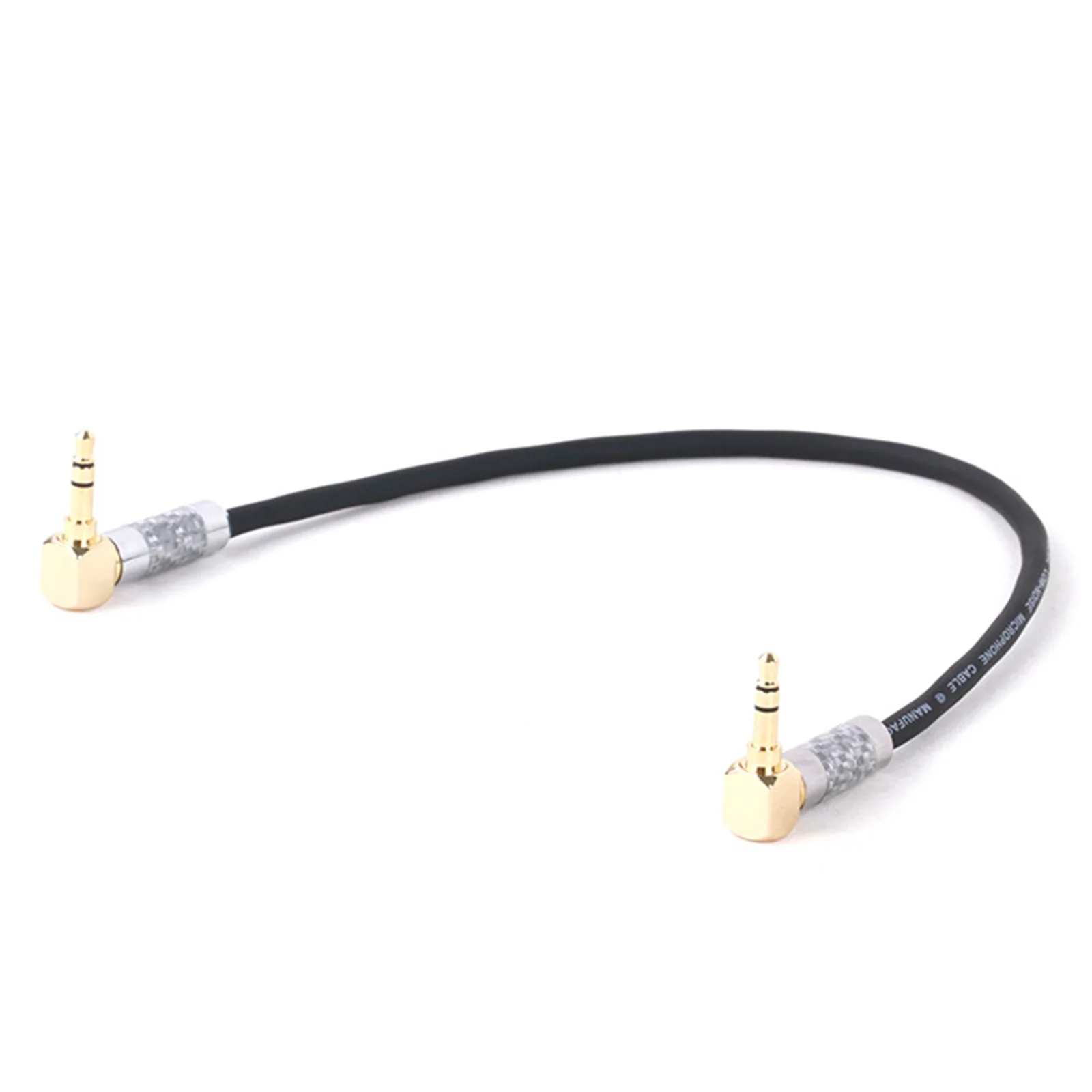 Hochwertiges rechtwinkliges Dual 3,5mm Stereo-Stecker kabel Profession elles Audio kabel Mikrofon Kamera Lautsprecher Sound verstärker – Detail 3