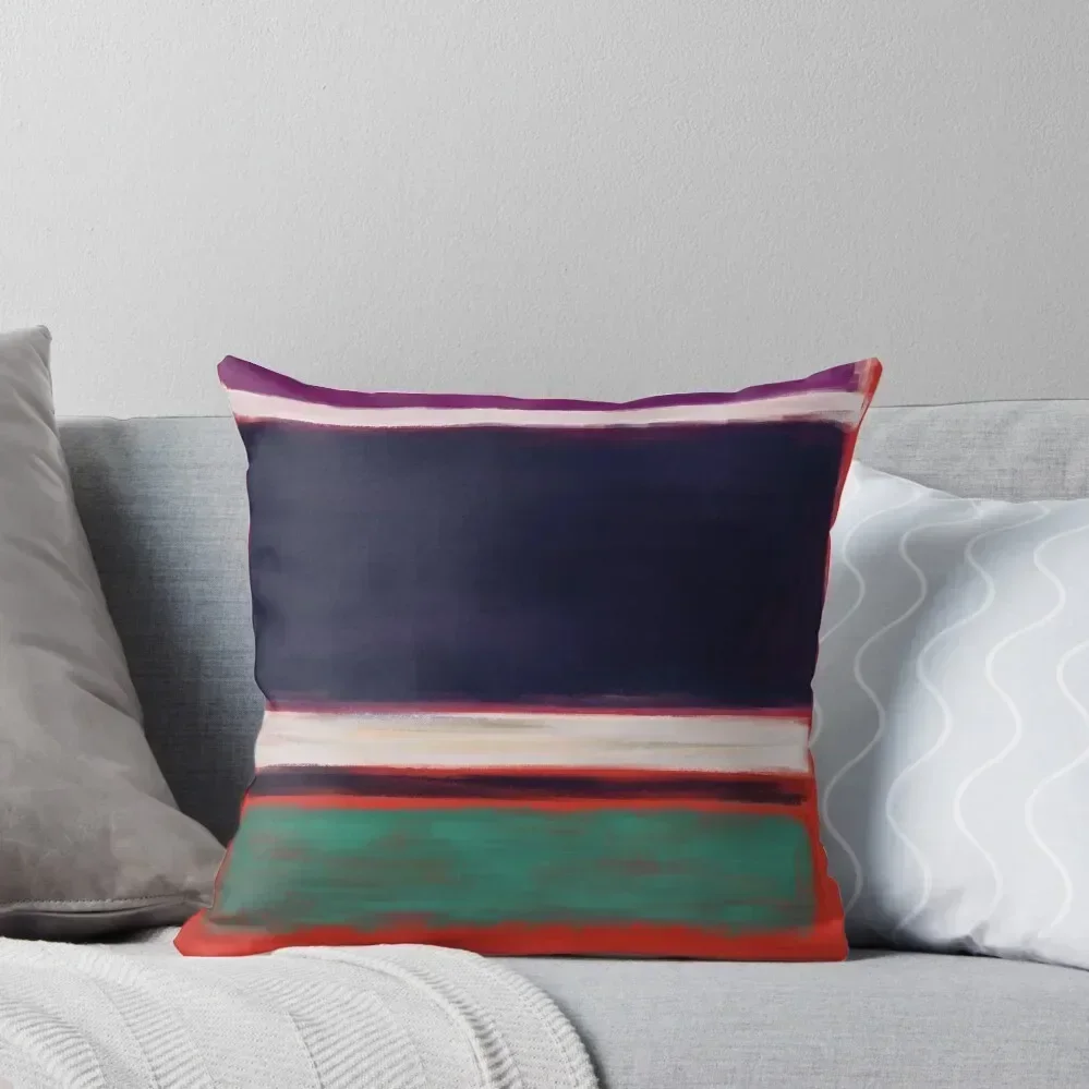 Rothko Inspired #12 Throw Pillow Custom Cushion Photo Couch Cushions Couch Pillows pillow