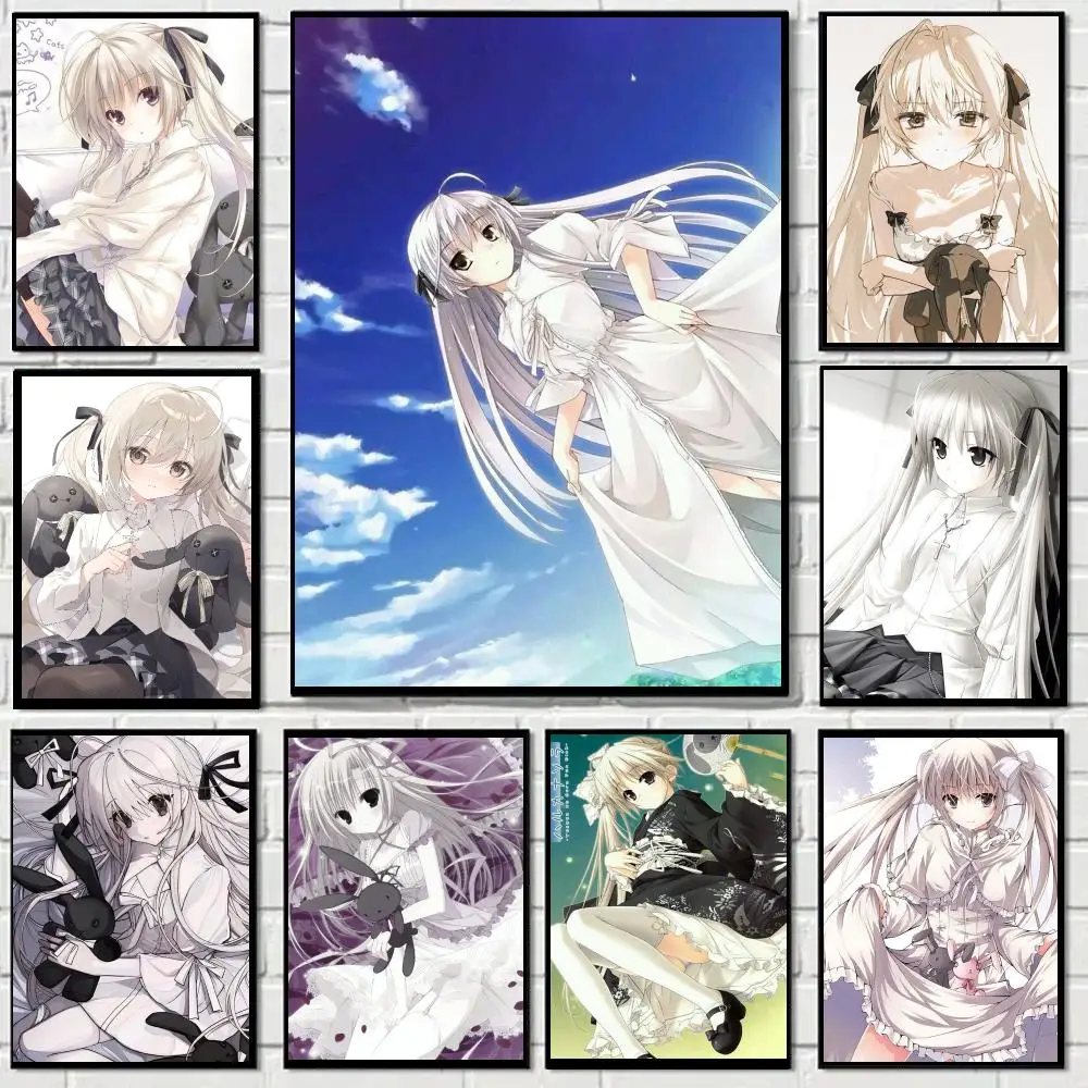 Sora Kasugano anime Poster Self-adhesive Decal Living Room Bedroom Party Bar Decor Moisture-proof Fade-resistant