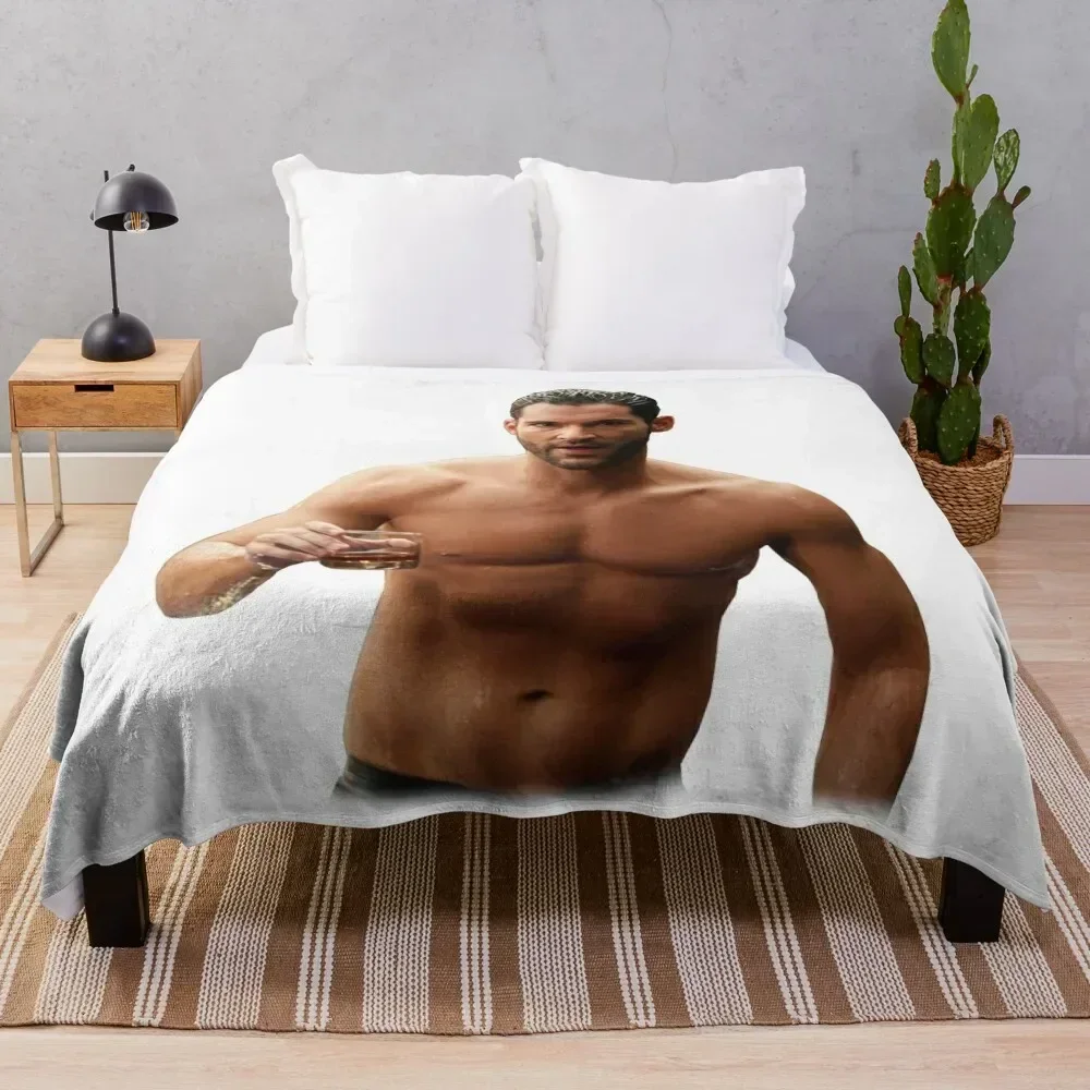 

Tom Ellis Throw Blanket Loose Summer Sleeping Bag Blankets Warm Soft Plush Plaid Blankets
