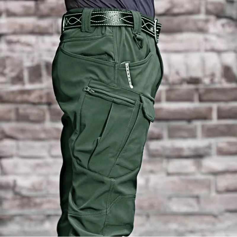 

Men Spring Autumn Fall Military Cargo Elastic Camping Hiking Trekking Climbing Outdoor Sports Trousers Tactical Quick Dry Pants