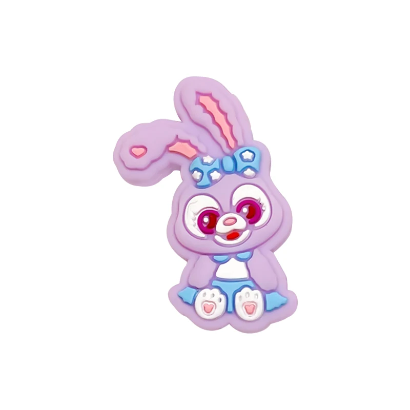 5 قطعة طفل جديد سيليكون ديزني الدب الكرتون الخرز الطفل العناية بالفم الغذاء الصف DIY الحلمة قلادة ملحقات لعبة الطفل #4