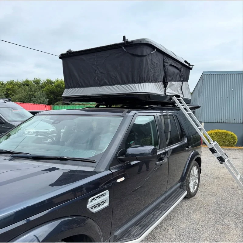 2人用防水アルミ折りたたみ式車ルーフトップテントピックアップ - Roof Top Tent Hard Shell 2 Person のレビューと価格