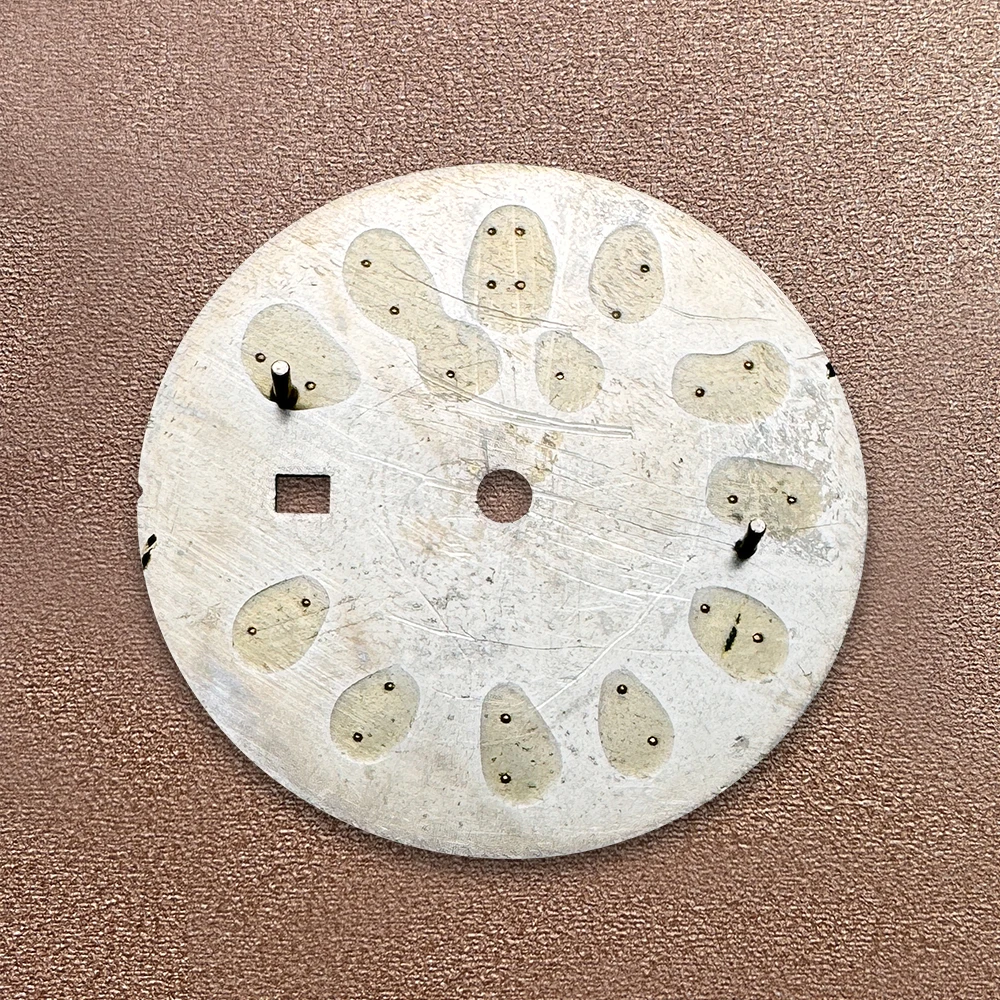 24.5mm S Logo Sunray Dial Suitable For NH05 Janpan Movement Green Luminous High Quality Ladies Watch Modification Accessories