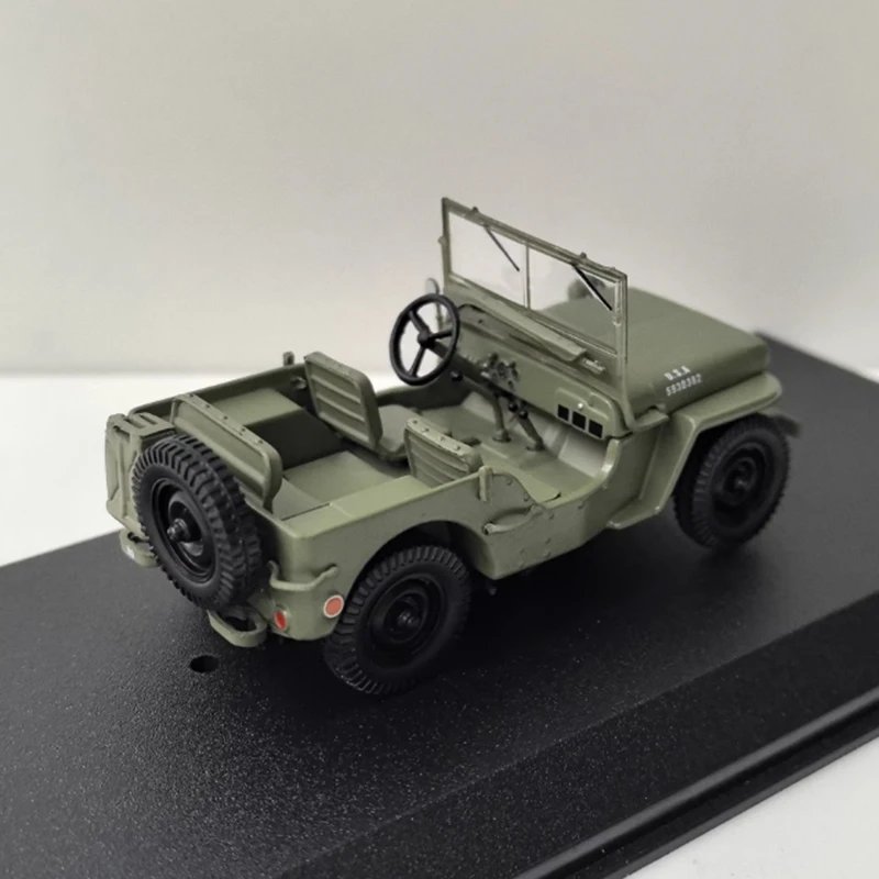 Mały brak Greenlight 1/43 Skala WILLYS MB 1942 Model Samochodu ze Stopu Symulacja Statyczna Kolekcja Dekoracja Prezent na Święta Zabawki