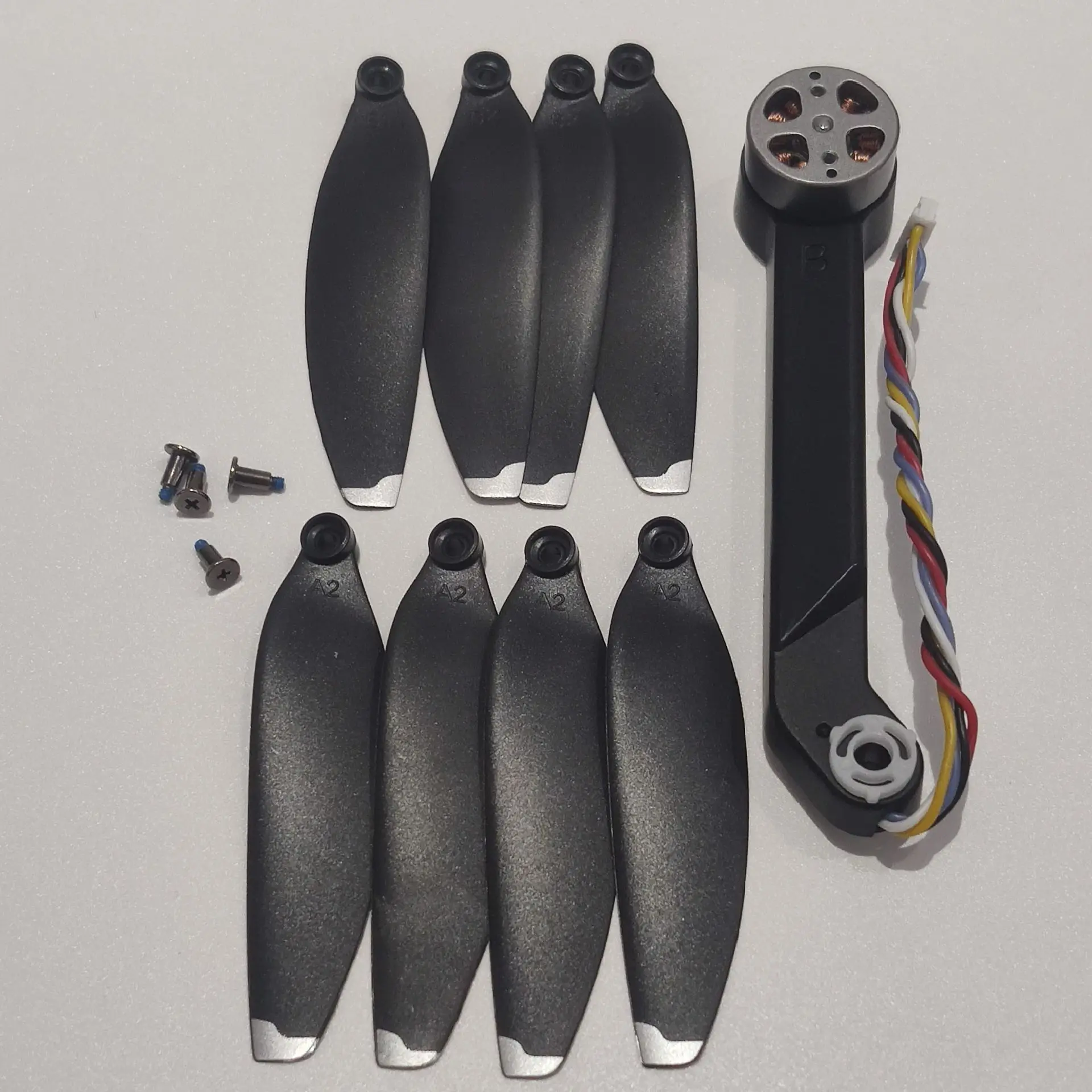 CW CCW Propeller Brushless Motor Rear Arm B Maple Leaf Fan Wing Blade Original Accessories for L500 PRO/ L500 Pro GPS Mini Dron