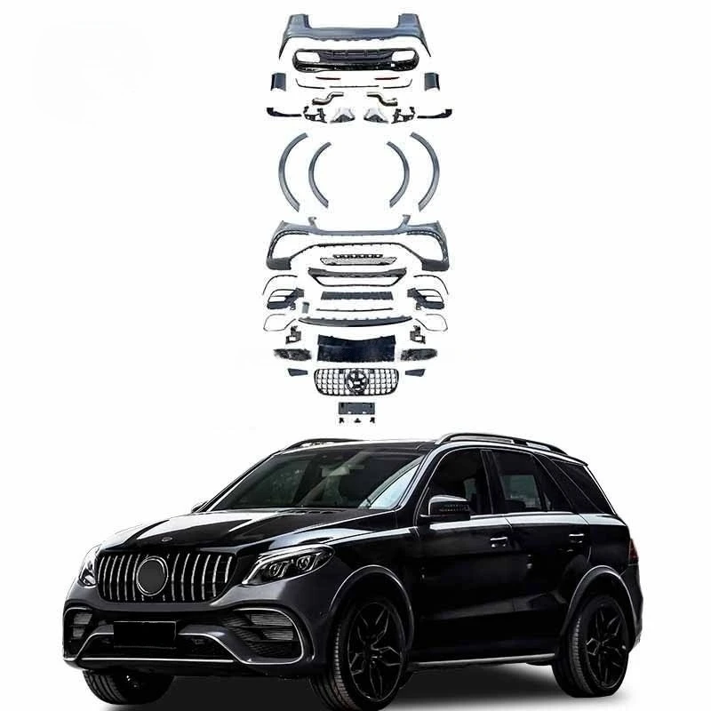 High quality car bumpers For Mercedes Benz W166 GLE Class GLE300d GLE350 GLE400 GLE450 GLE550e modified W167 GLE63 AMG BodyKit