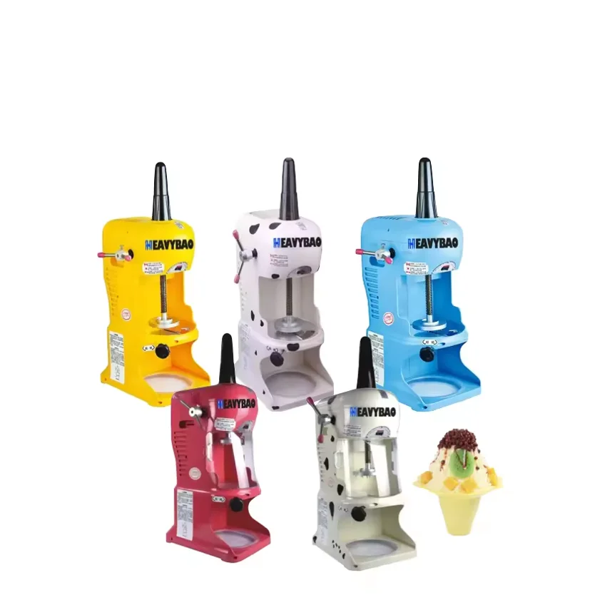 

Heavybao Commercial Electric Snow Ice Shaver/ Snowflake Ice Crusher/ Summer Dessert Ice Drink Machine