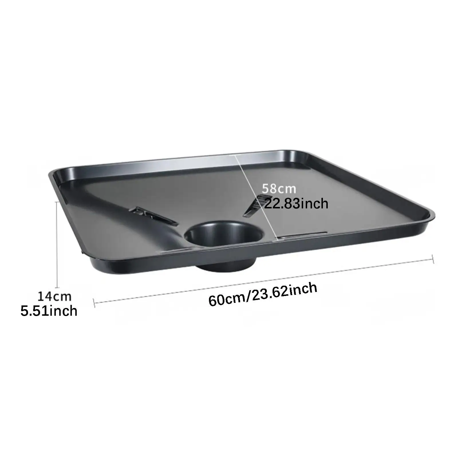 Universal Car Oil Drain Pan Funnel Engine Transmission Oil Collector 15L Sturdy Tray for Workshop
