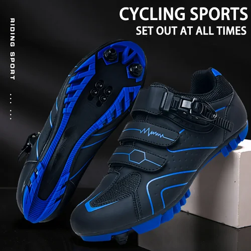 Zapatillas de ciclismo, zapatos transpirables para bicicleta de montaña, zapatos deportivos para hombre y mujer, tallas 36-47