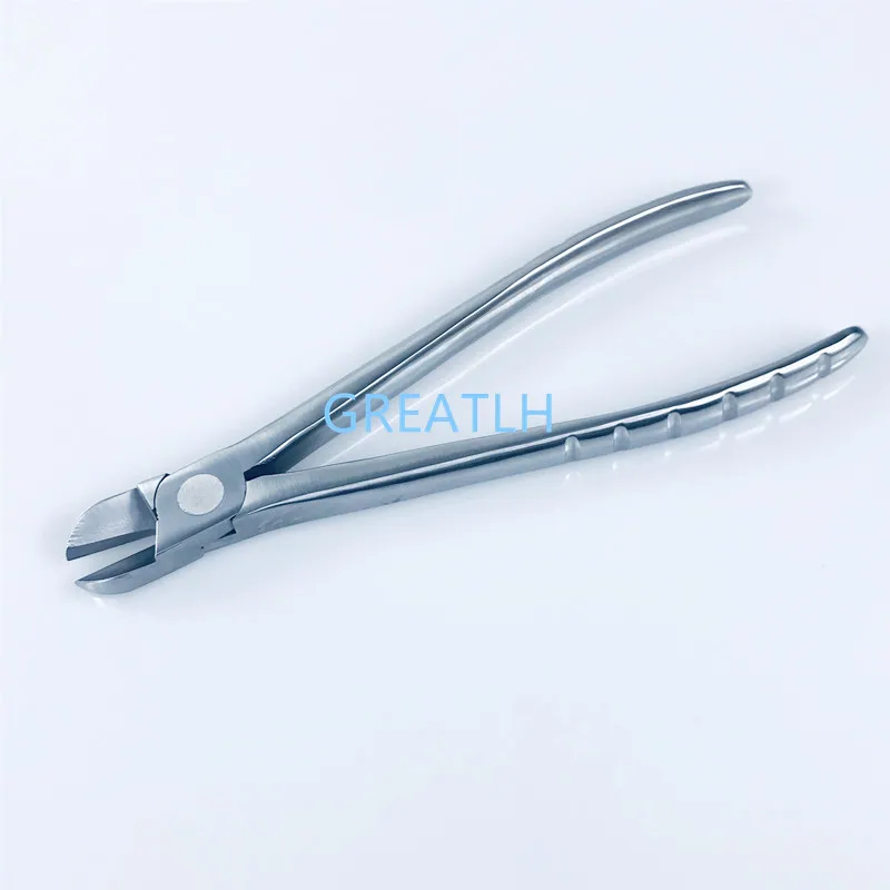 Veterinary Kirschner Wire Cutter Flat Nose Pliers With Serrated Jaws bone Forcep Pin orthopedics Pet Surgical Instruments