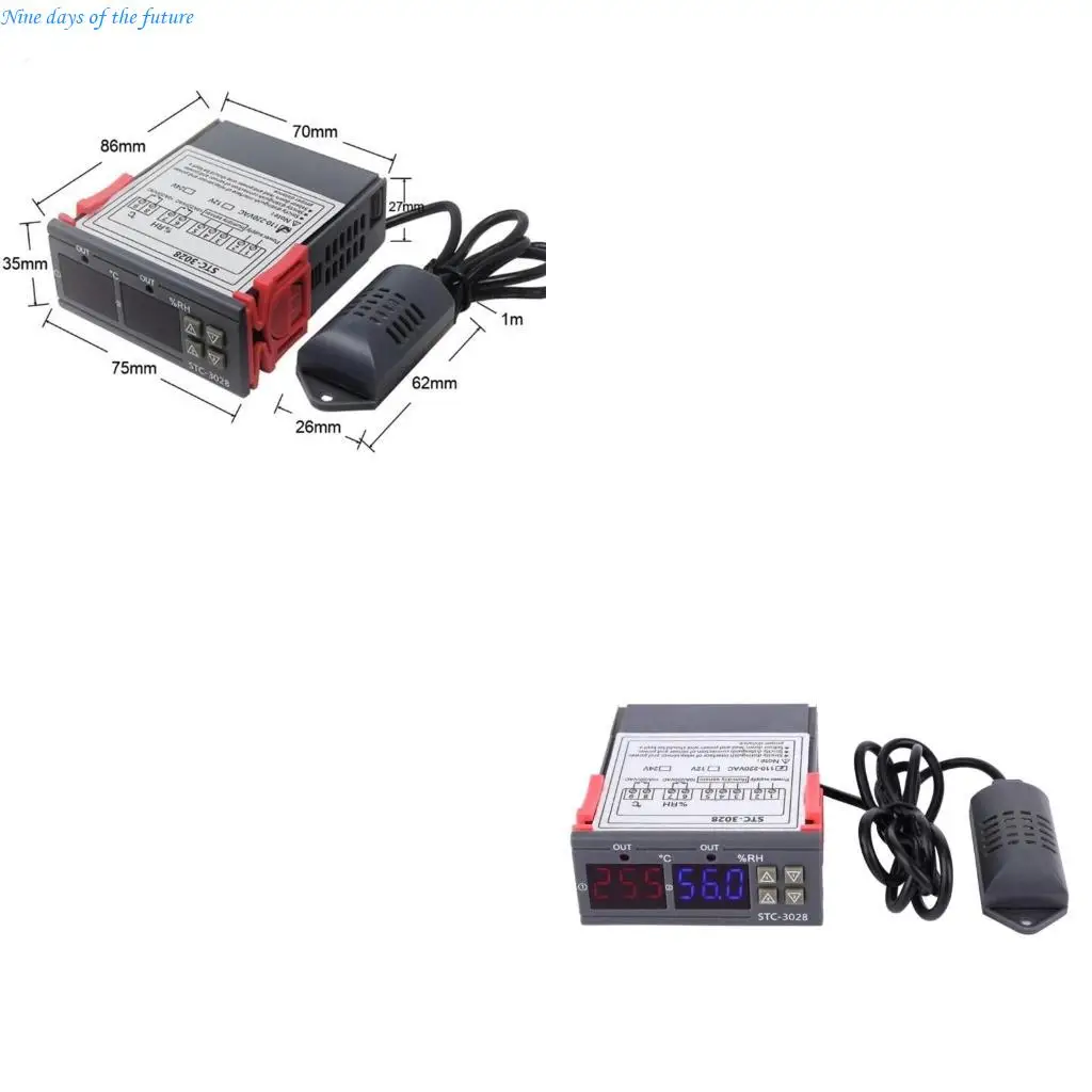 

Цифровой регулятор температуры, термостат, гигростат для инкубатора, холодильника E65A