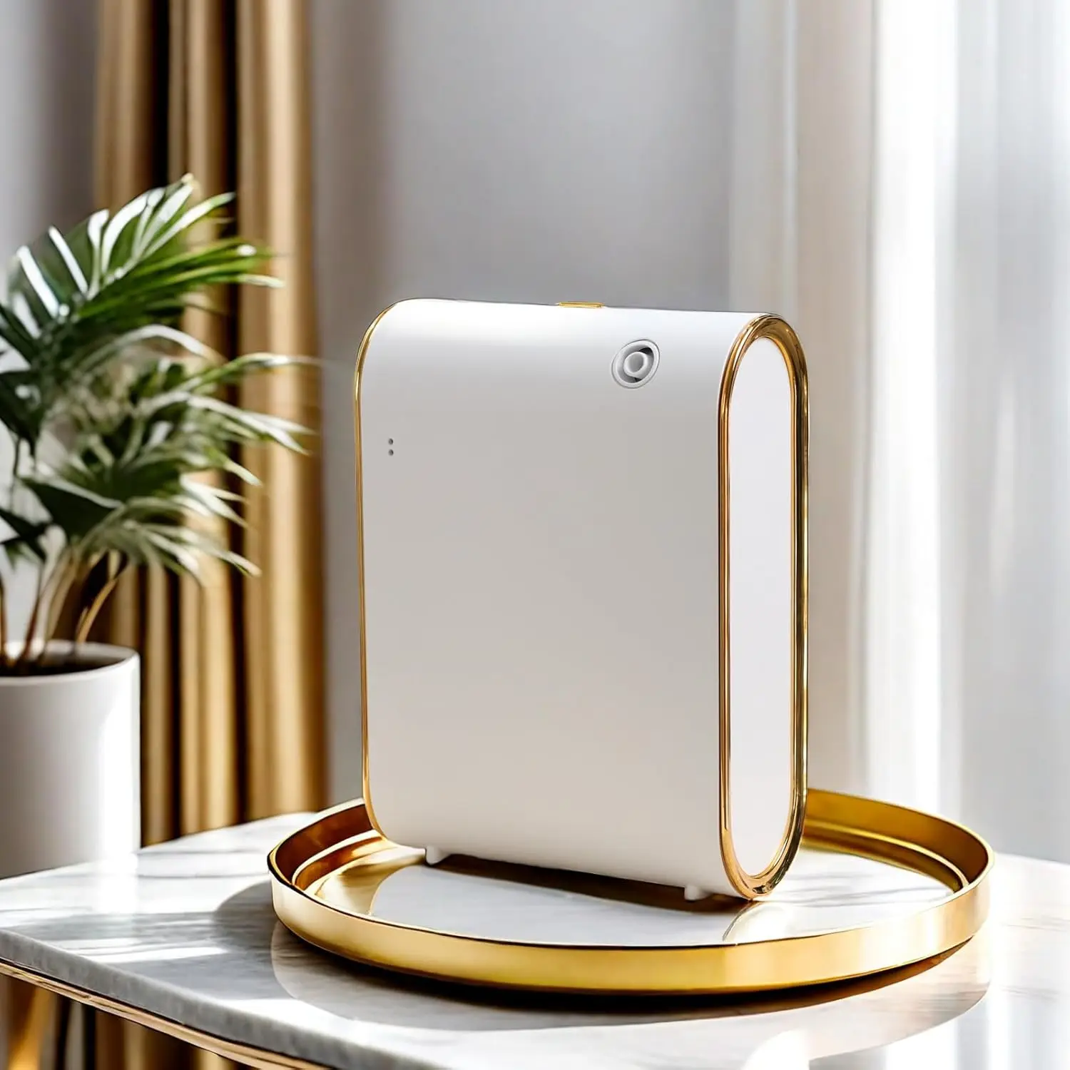 Diffuser minyak esensial kontrol Bluetooth, penyegar udara cerdas Diffuser Aroma tanpa Air untuk rumah Hotel mesin Aroma