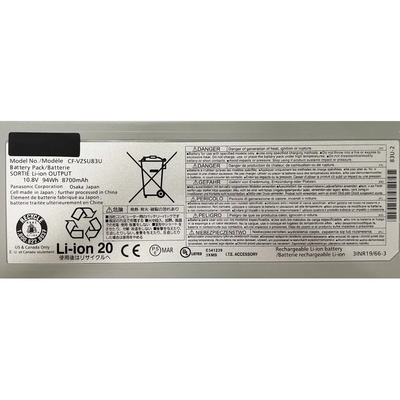 94W CF-VZSU80U CF-VZSU82U CF-VZSU83U Battery replacement parts Suitable for Panasonic CF-C2 Laptop