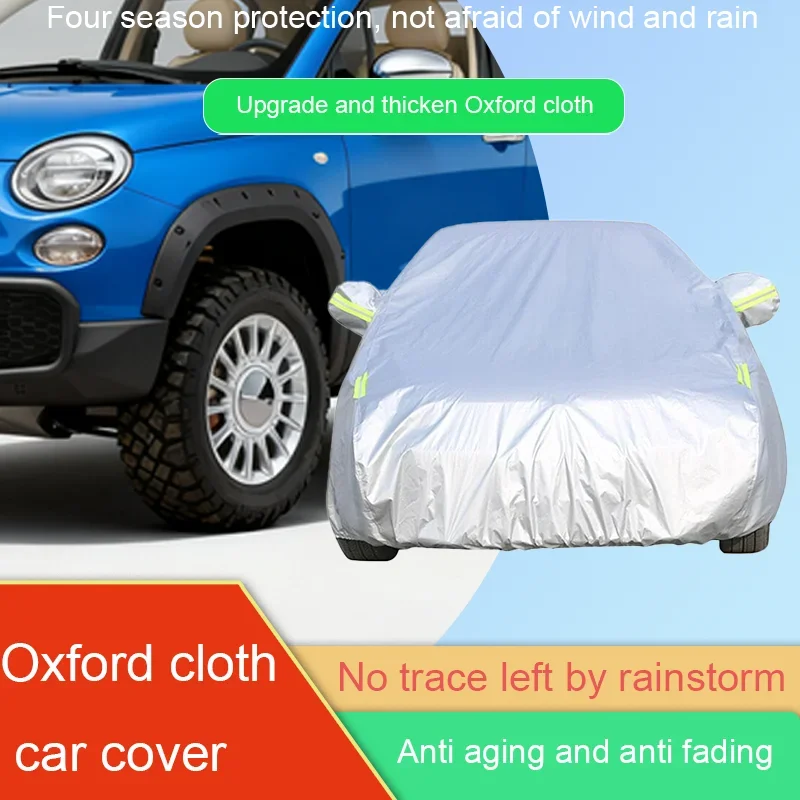 

Suitable for Fiat 500C 500E 500X 500L Thick Car Cover, Sunscreen, Rainproof, Snow resistant, Scratch resistant, UV resistant