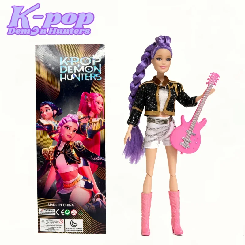 

2025 HUNTR/X Demon Hunters Vinyl Toys Rumi/Mira/Zoey Character Mask Figurine Ideal Birthday Gifts for Fan ClubsKPop Demon