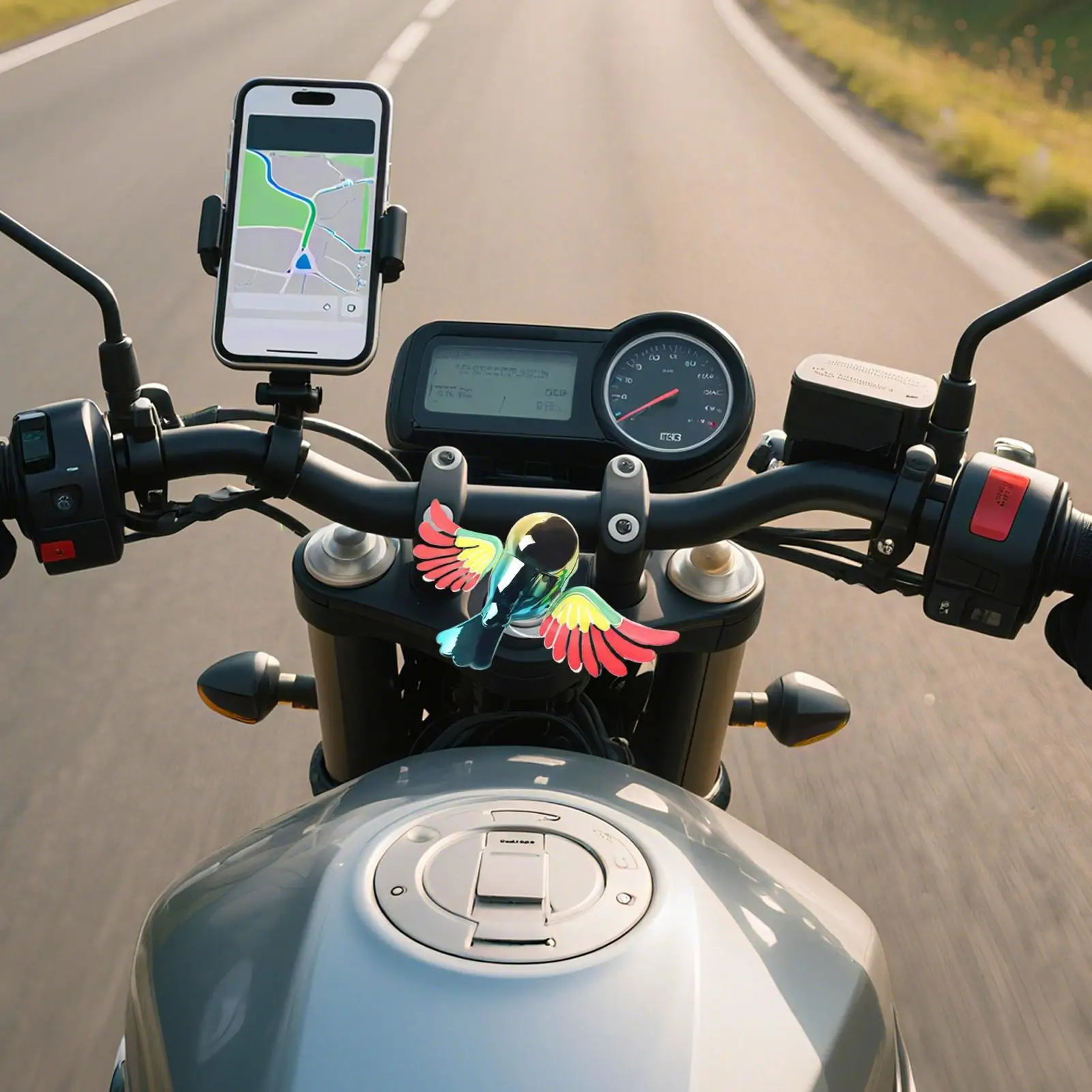 

Car Mirror Accessories Funny Wind-Powered Dynamic Flying Bird Automotive Rearview Mirror Decor For Automotive Truck RV SUV