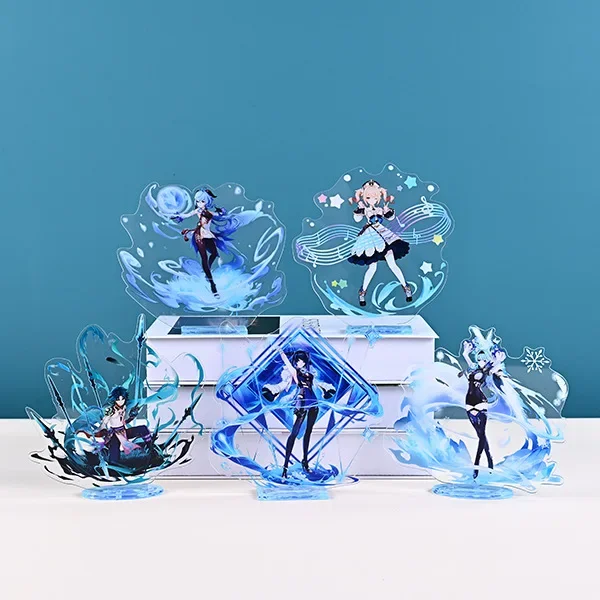 Popular Game Genshin Impact  Fantasy Figurines Acrylic Humanoid Cartoon Fashion Standing Board Hobby Collectibles Premium Gifts