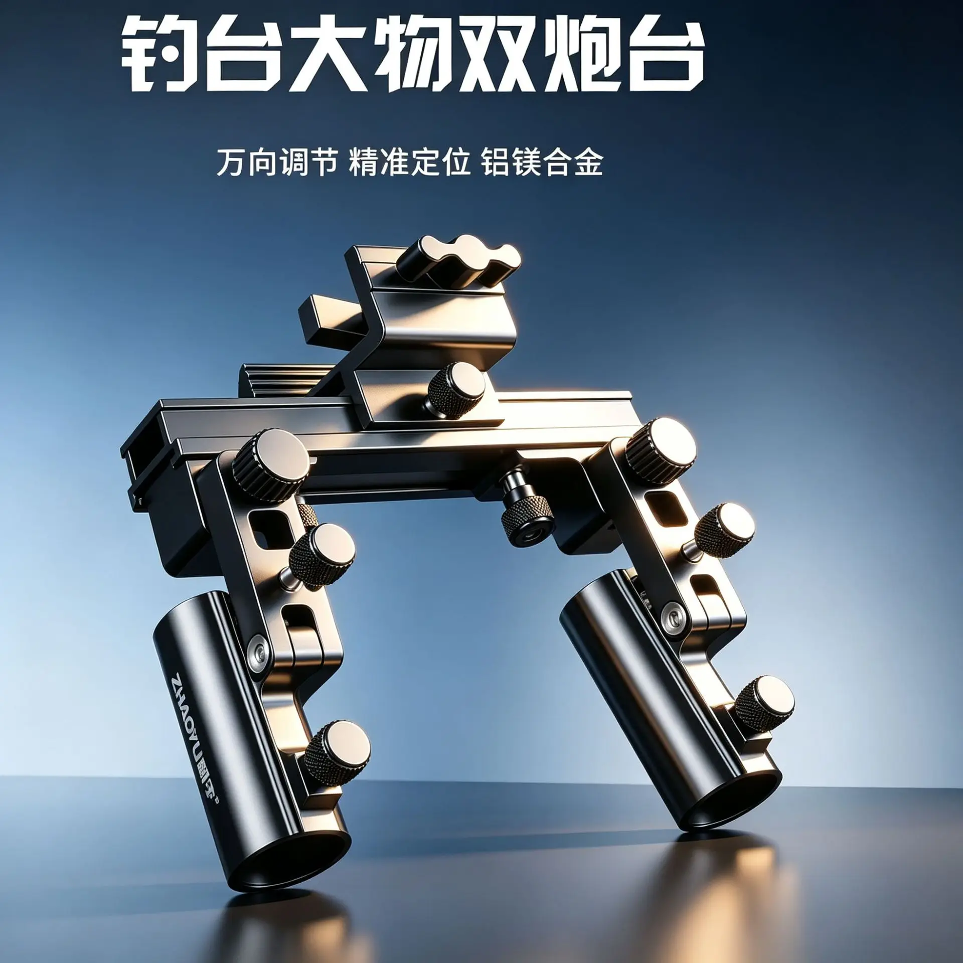 Aluminum Alloy Fishing Platform Large Object Platform Multi-functional Bracket Fishing Rod Bracket Platform Support Seat