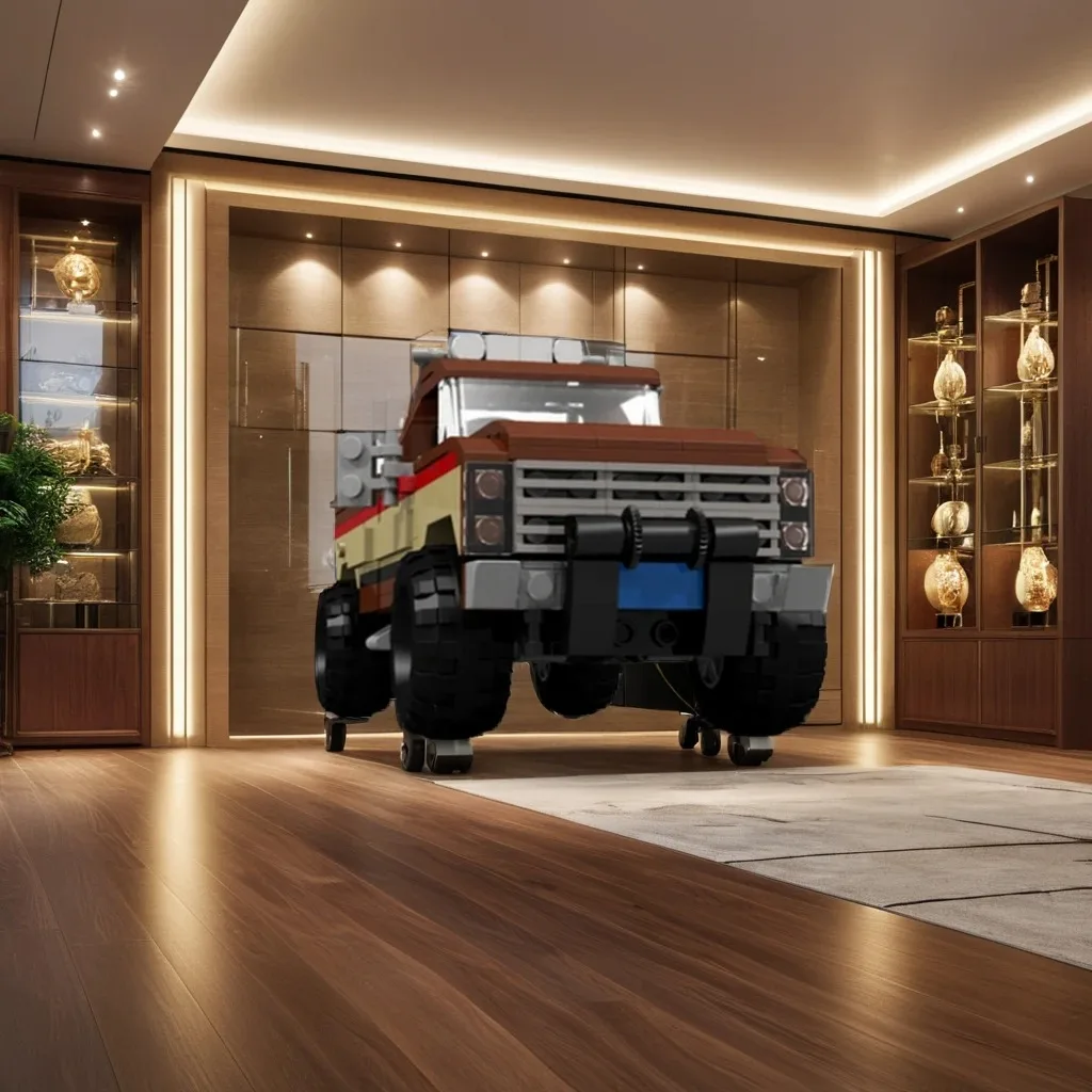 

471 шт. MOC The Falles Guyes GMCes Pickup-ретро классическая детальная модель «сделай сам», строительные блоки, игрушки на день рождения, подарок