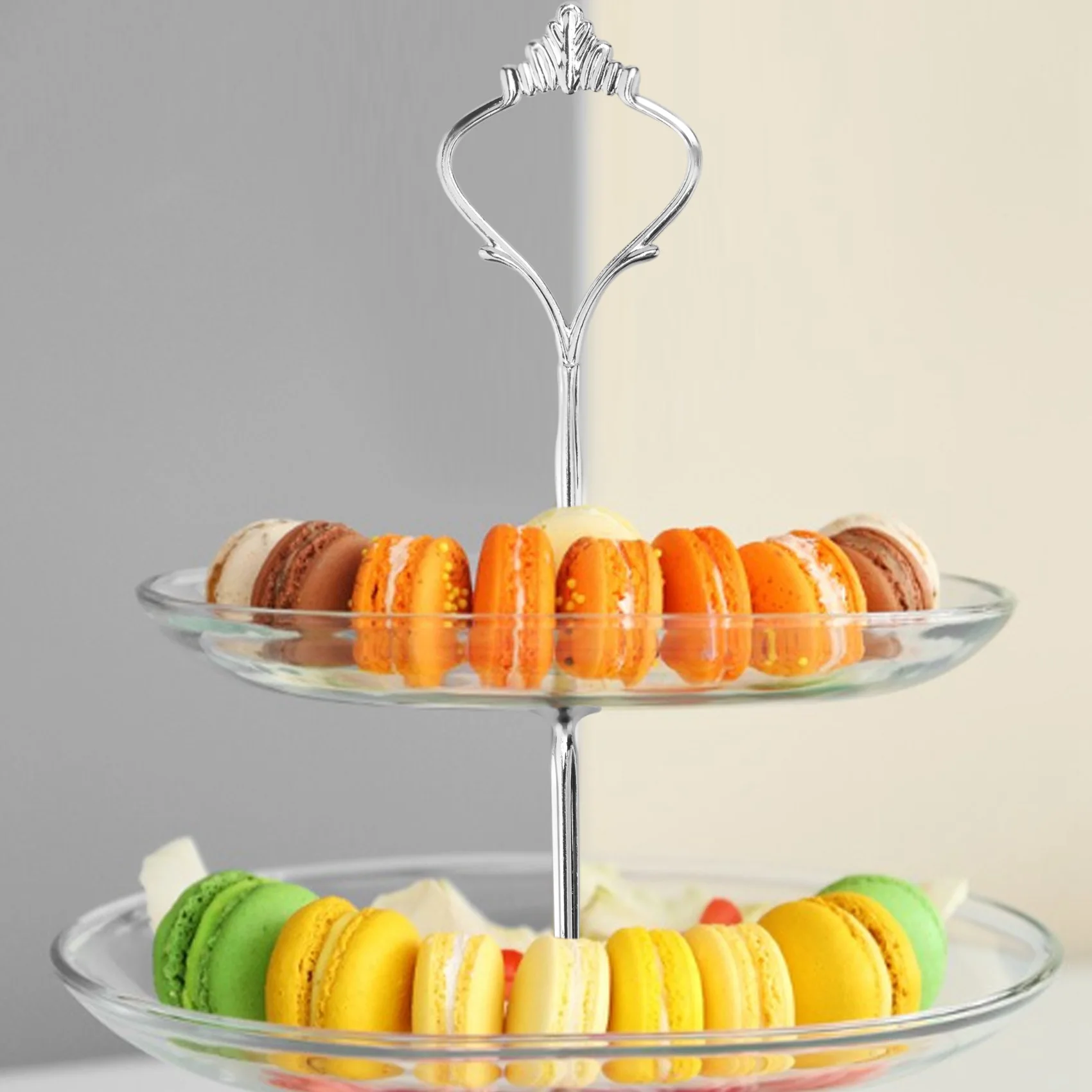

6Pcs for 3 Tier Cake Stand Fittings Hardware Holder for Resin Crafts DIY Making Cupcake Serving Stand Decoration