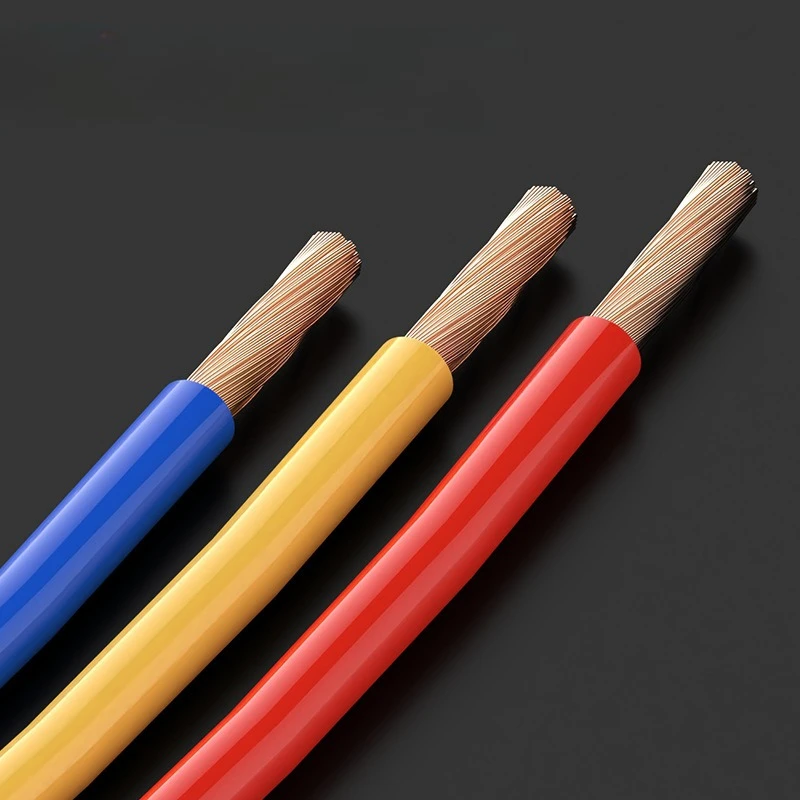 

German standard, single core multi-strand wire, cross-linked material, high temperature flame retardant wire